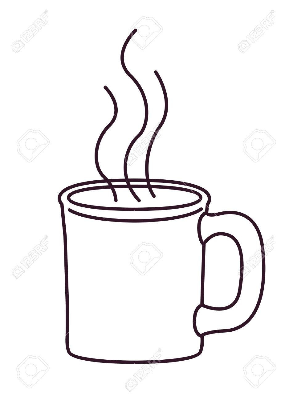 938x1300 How To Draw A Coffee Mug Coffee Cup Line Drawing