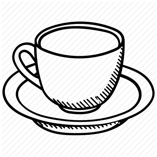 Tea Cup Line Drawing | Free download on ClipArtMag