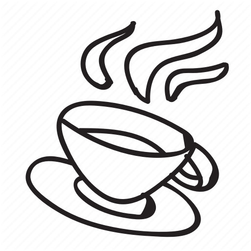 512x512 Coffee, Cup, Doodle, Drawing, Hand Drawn, Hot, Tea Icon