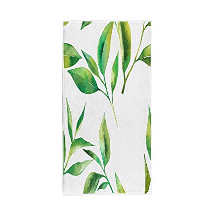 425x425 Semtomn X Inches Bath Towel Green Leaf Tea