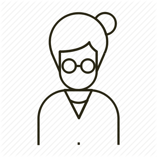 512x512 Education, Line, School, Teach, Teacher, University, Woman Icon