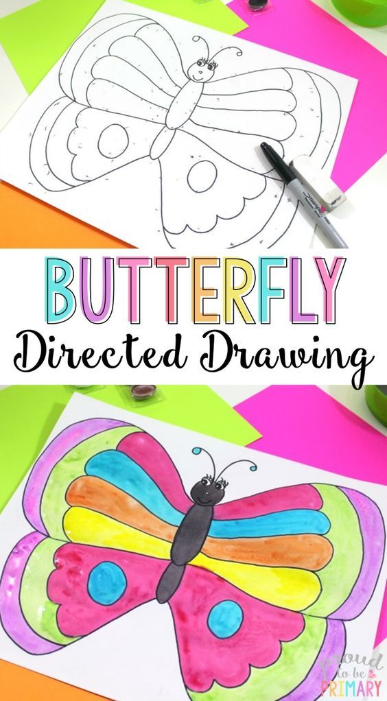 564x1022 How To Draw A Butterfly Kid Friendly Steps Seasonal Teaching