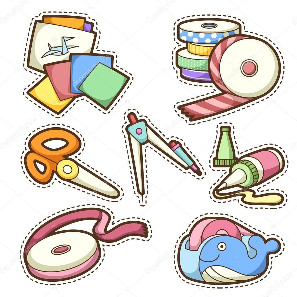 1024x1024 Resultado De Imagen Para Dibujo De Utiles Escolares Material