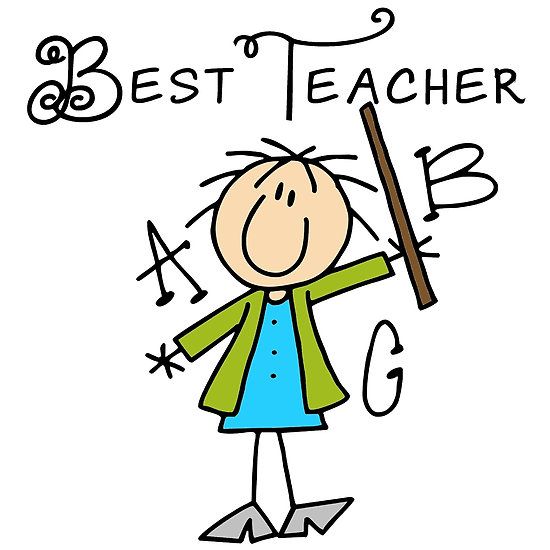 550x550 Stick Figure Best Teacher Abc School And Teacher Stick Figure