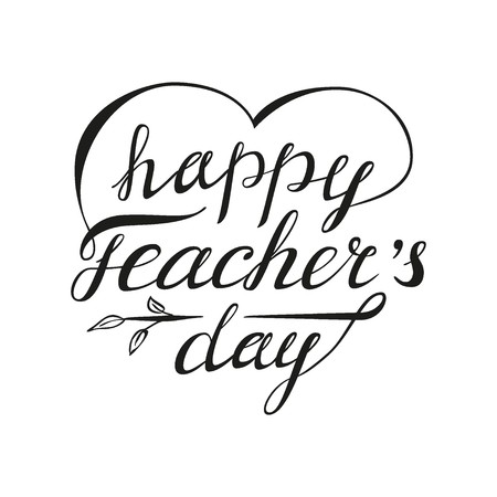 450x450 Teachers Day Card As Handdrawn Lettering For Your Decoration