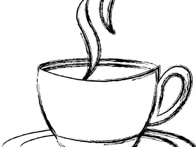 640x480 Free Drawn Teacup, Download Free Clip Art