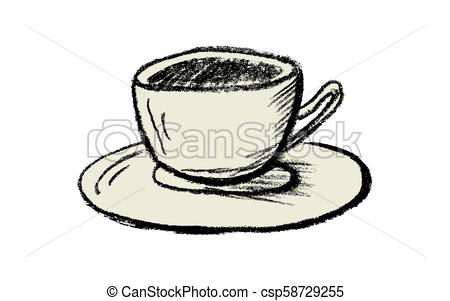 450x301 vector hand drawn cup of tea or coffee hand drawn cup of tea