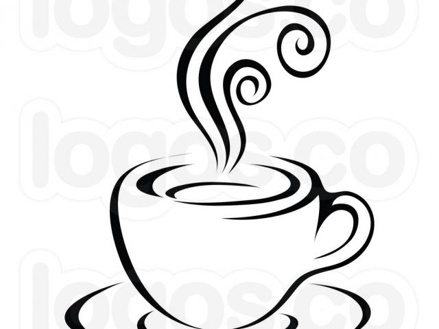640x480 Tea Cup Clipart Line Drawing