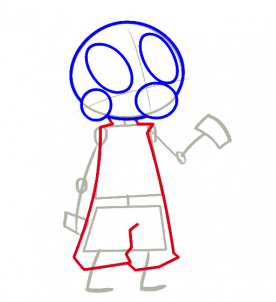 276x302 Drawing Printout How To Draw The Pyro From Team Fortress