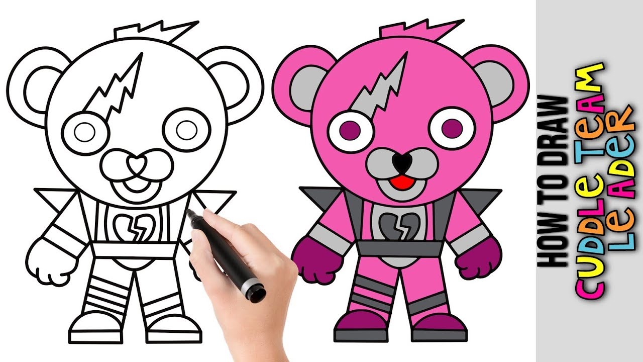 1280x720 How To Draw Cuddle Team Leader Cute Easy Drawing Tutorial