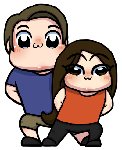 400x490 Pop Team Epic Style Drawing