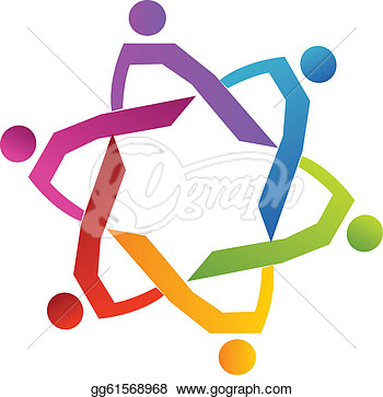 350x363 Teamwork Group Diversity People Logo Clipart Drawing