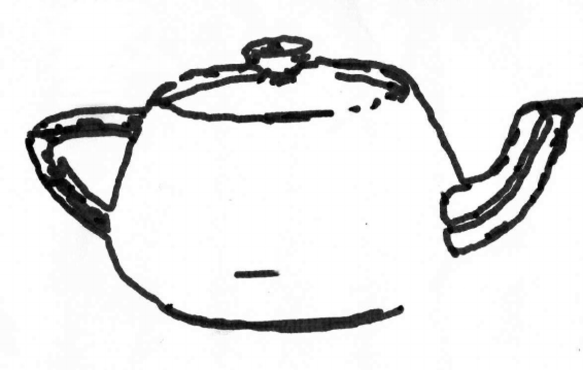 Teapot Drawing