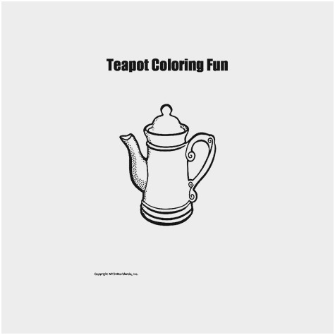 475x475 Teapot Coloring