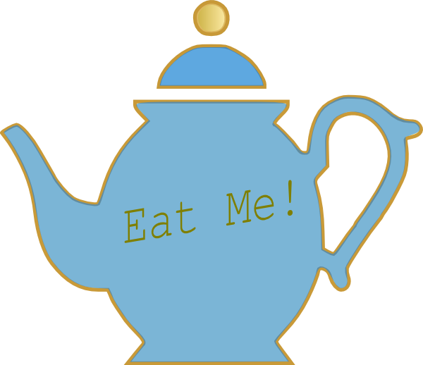600x518 Collection Of Free Teapot Drawing Alice In Wonderland Download