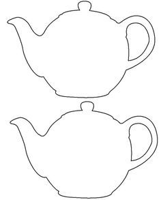 236x293 Drawn Teapot Template