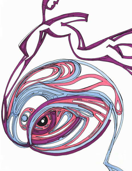 463x600 Teardrop Drawings Fine Art America