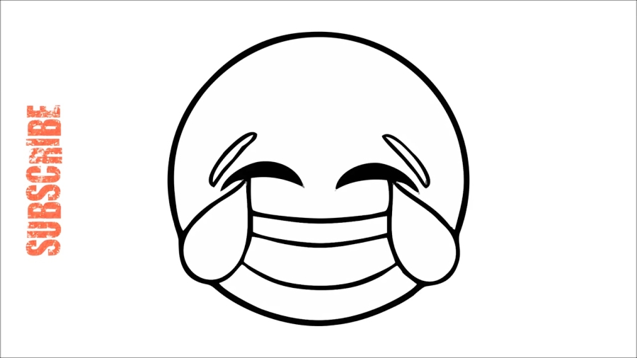 900x506 How To Draw Emoji Laughing Face With Tears Of Joy