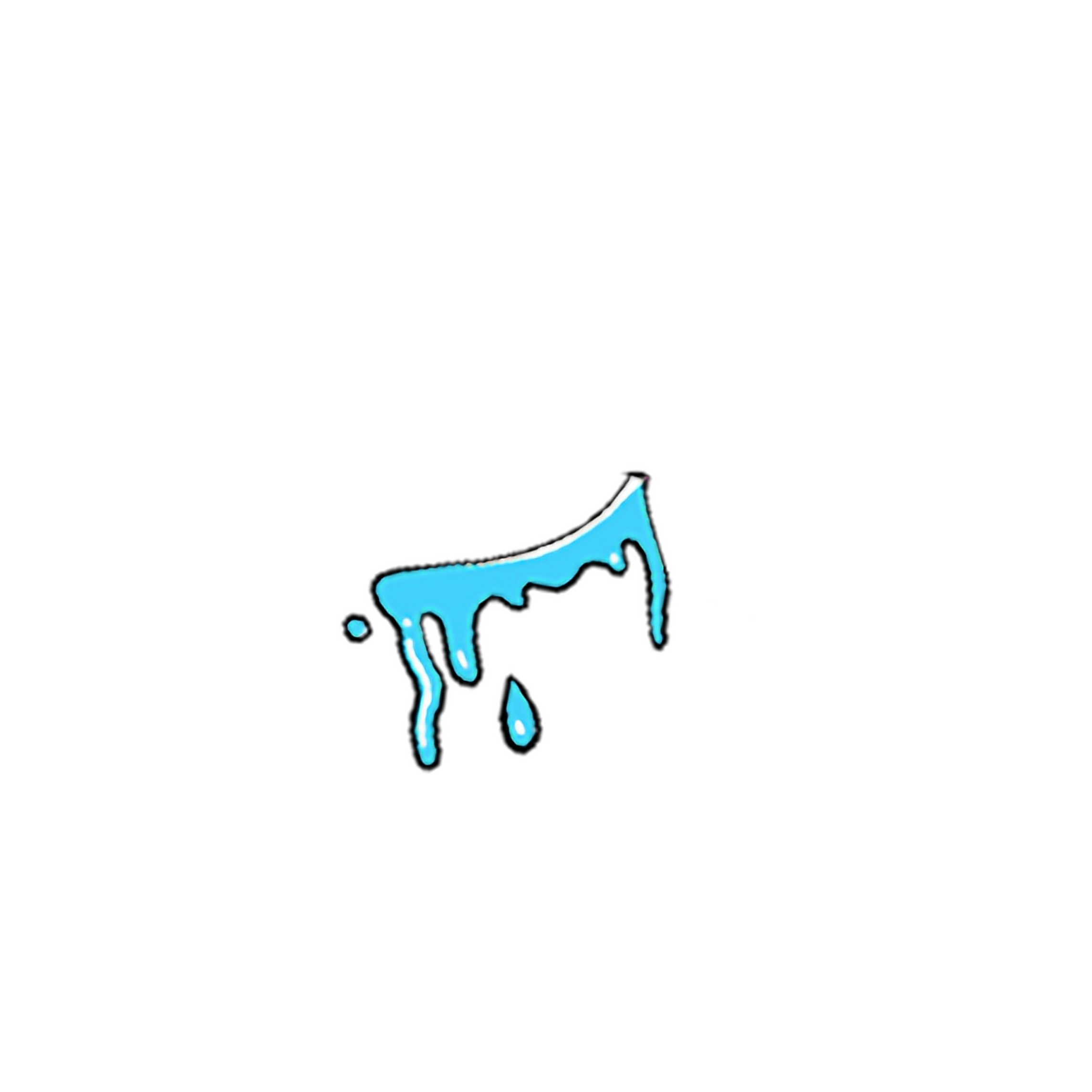 2289x2289 Tears Sad Drawing Cartoon Blue