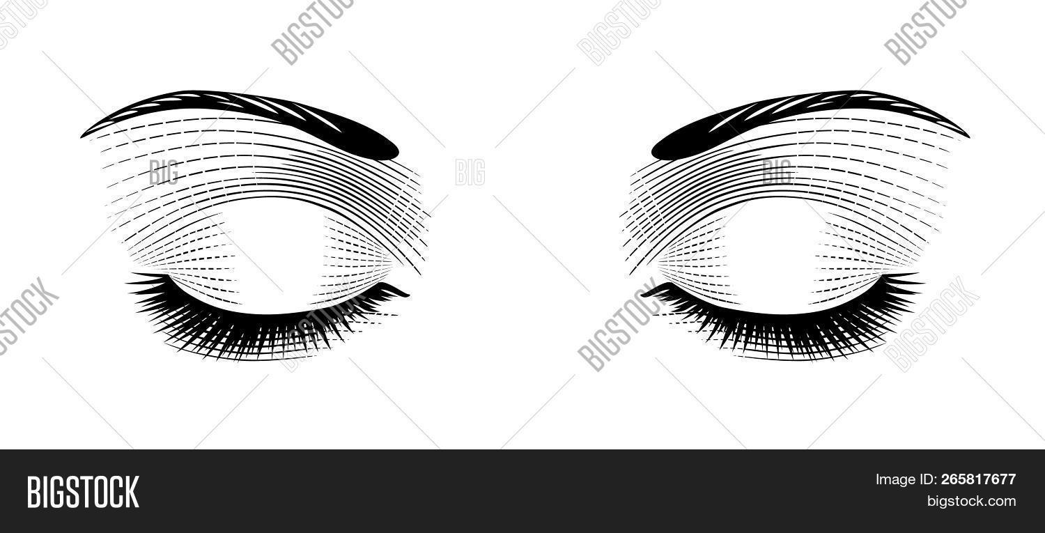 1500x765 Closed Eyes Digital Drawing Line Step