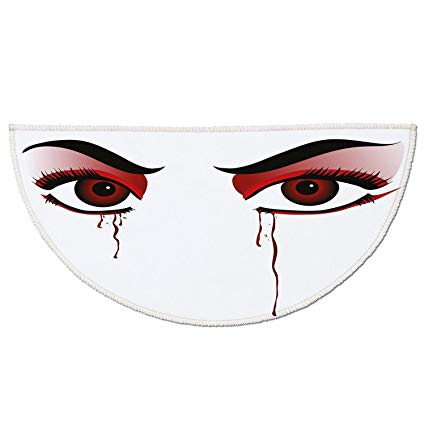 425x425 Half Round Door Mat Entrance Rug Floor Mats,vampire