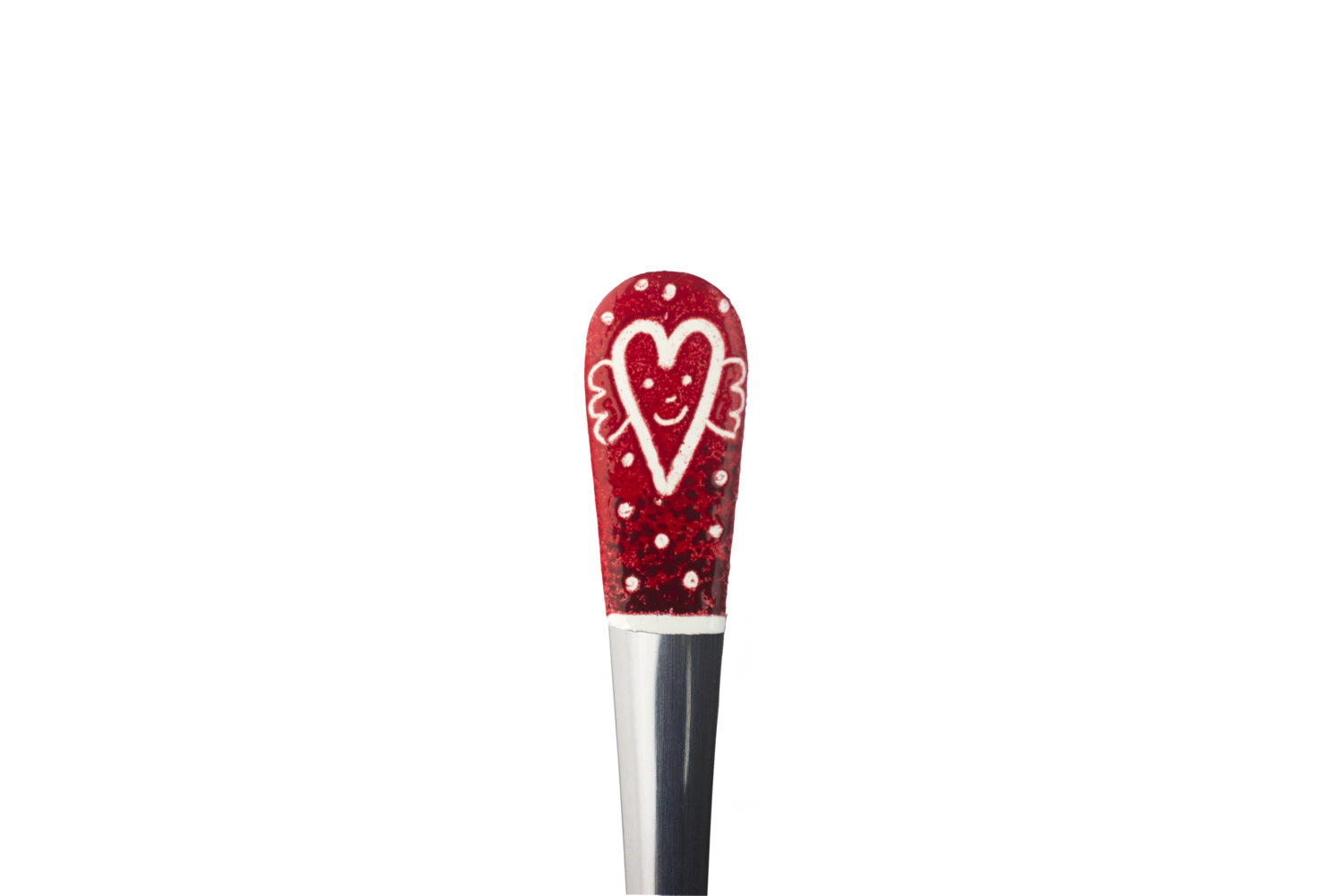 1500x1000 heart with wings teaspoon enamel spoon sugar spoon hand etsy
