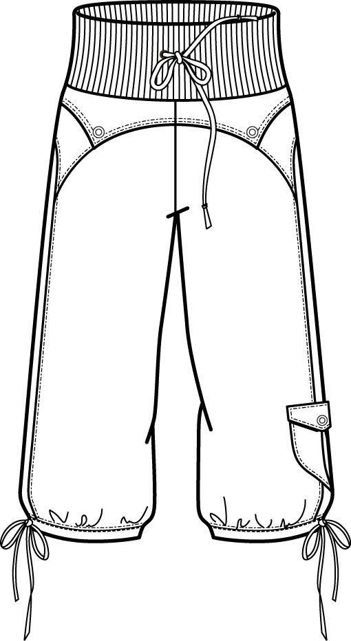 510x932 Technical Fashion Drawings