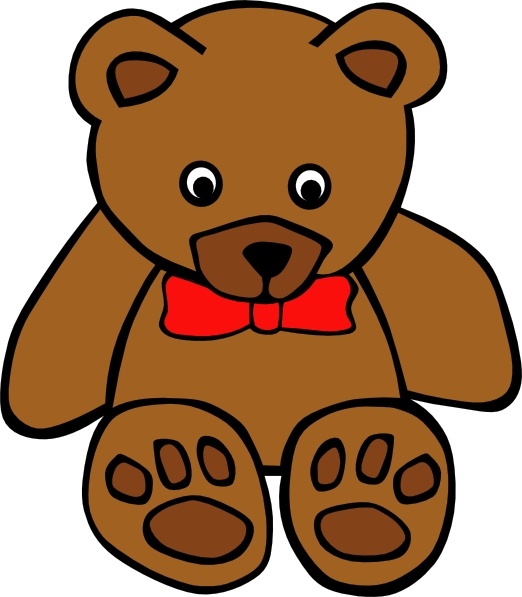 522x597 Simple Teddy Bear Clip Art Free Vector In Open Office Drawing