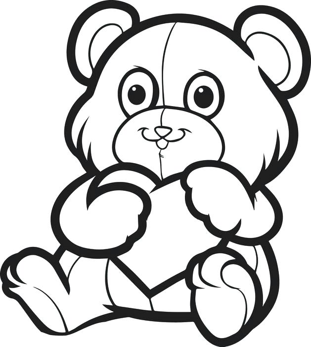 629x700 How To Draw Teddy Bears