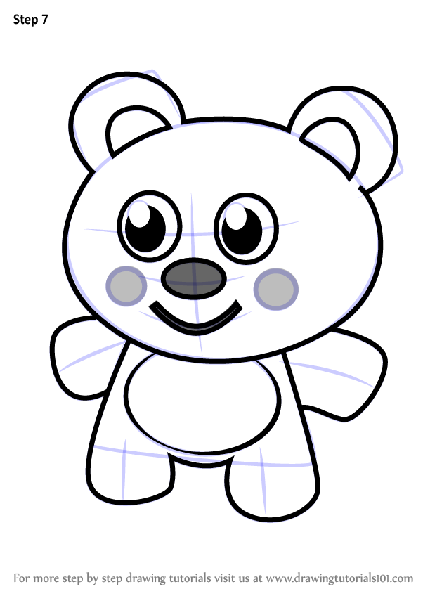 602x848 Learn How To Draw Teddy Bear For Kids