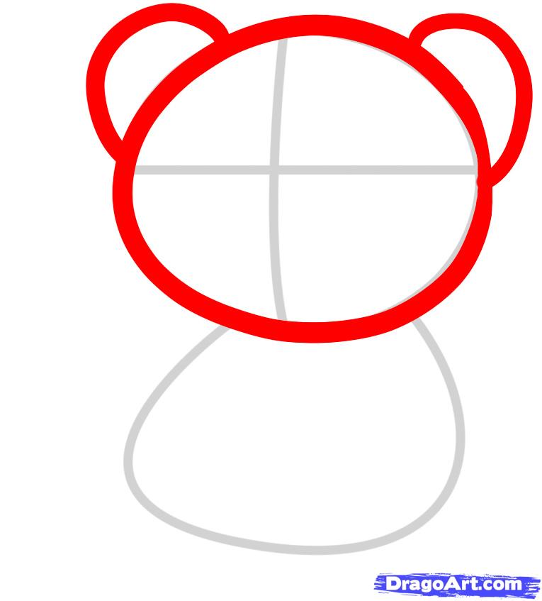 765x847 Draw A Teddy Bear For Kids, Step