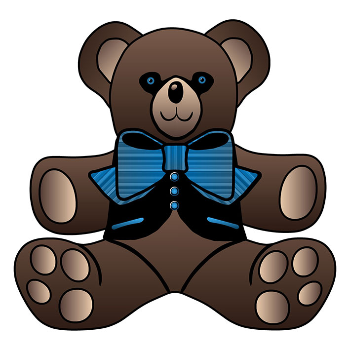 709x709 Cute Teddy Bear Clipart