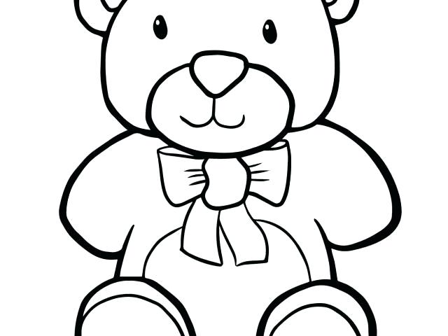 640x480 Easy Drawings Of Teddy Bears Drawn Cute Bear How To Draw A Cartoon