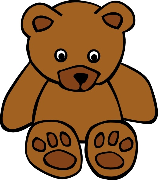 522x597 Simple Teddy Bear Clip Art Free Vector In Open Office Drawing