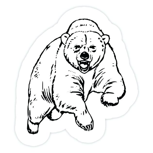 630x630 Simple Bear Drawings Bear Sticker Simple Teddy Bear Drawings