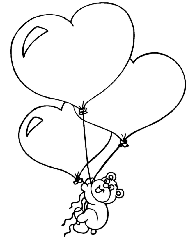 670x820 Teddy Bear With Heart Coloring Pages Coloring