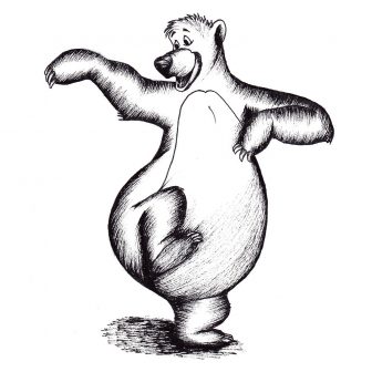 336x336 Bear Face For Beginners Teddy Drawing Download Colour Dead