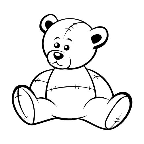 500x500 teddy bear inspiration black teddy bear, bear drawing, teddy