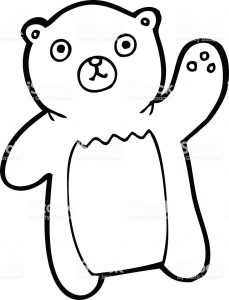 229x300 Big Teddy Bear Outline Drawing Free Of A Download Clip Art