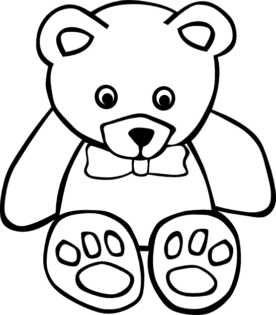 555x635 Collection Of Free Stocking Drawing Teddy Bear Download On Ui Ex