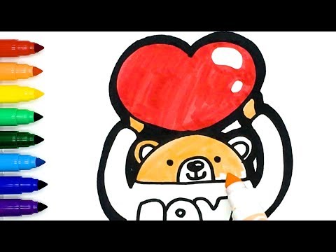 480x360 Learn Drawing Teddy Bear Coloring For Kids