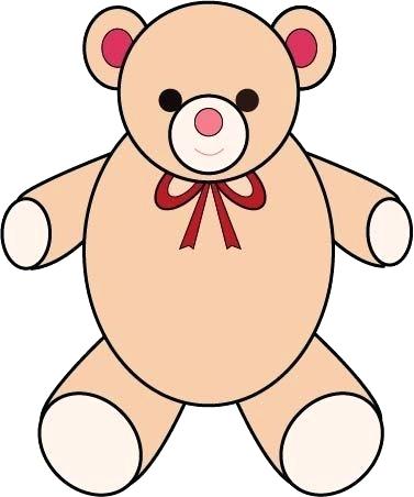 377x452 Teddy Bear To Draw