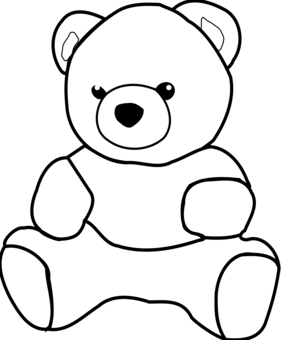 281x340 Drawing Teddy Bear Download Mammal Cc0