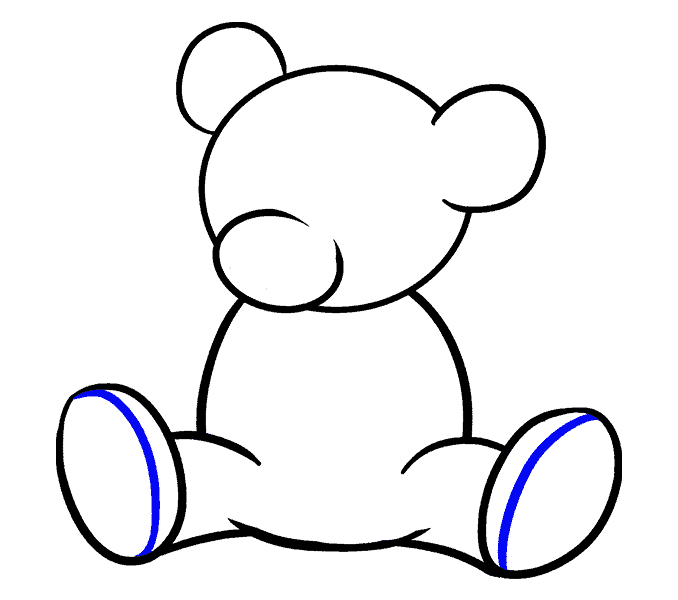 678x600 How To Draw A Cartoon Bear In A Few Easy Steps Easy Drawing Guides