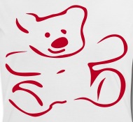190x175 Shirt Designs Line Drawing Teddy Bear Knut