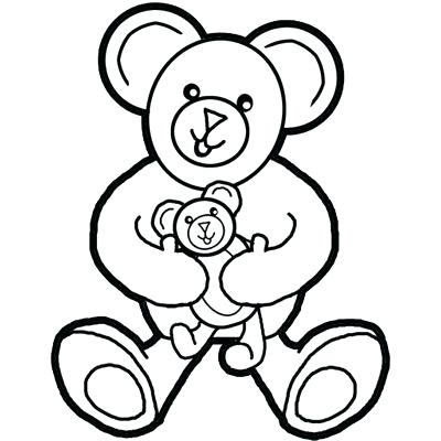 Teddy Bear Line Drawing | Free download on ClipArtMag