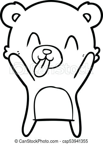 337x470 cartoon bear drawing rude cartoon bear how to draw a teddy bear