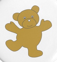 190x208 Teddy Happy Small Buttons Spreadshirt