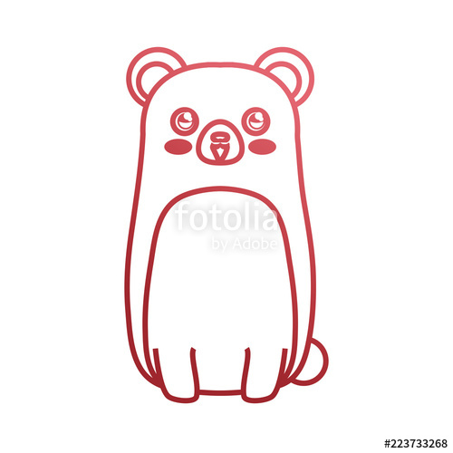 500x500 Cute Bear Teddy Animal Baby Drawing Stock Image And Royalty Free