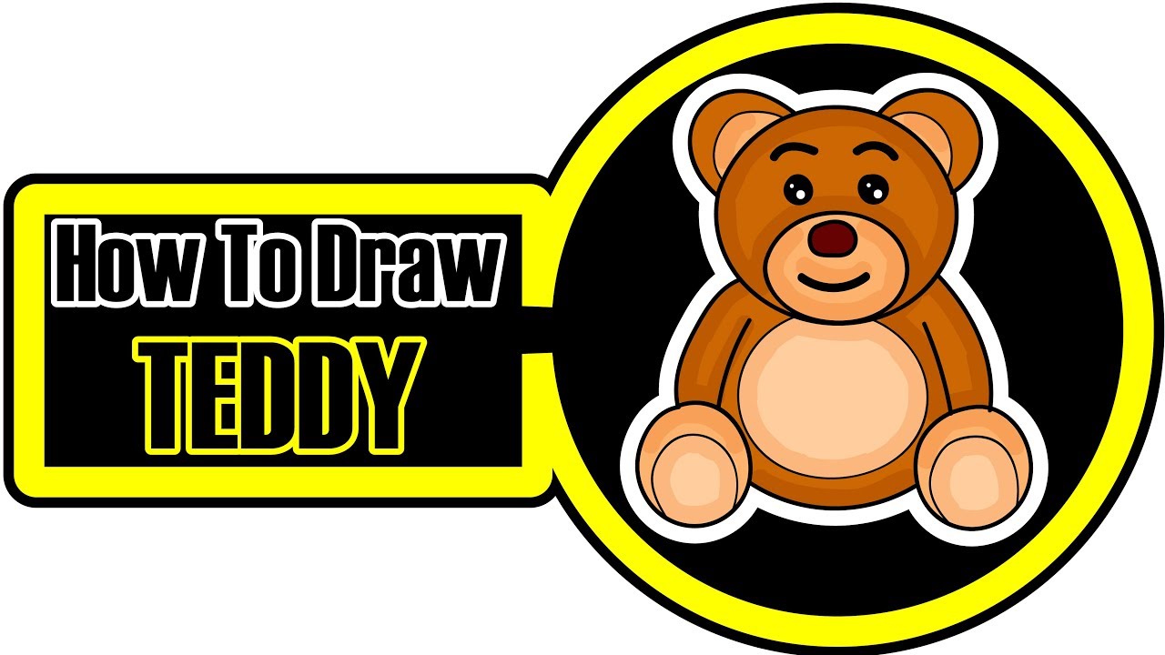 1280x720 How To Draw A Teddy Bear Very Easy Cute Step